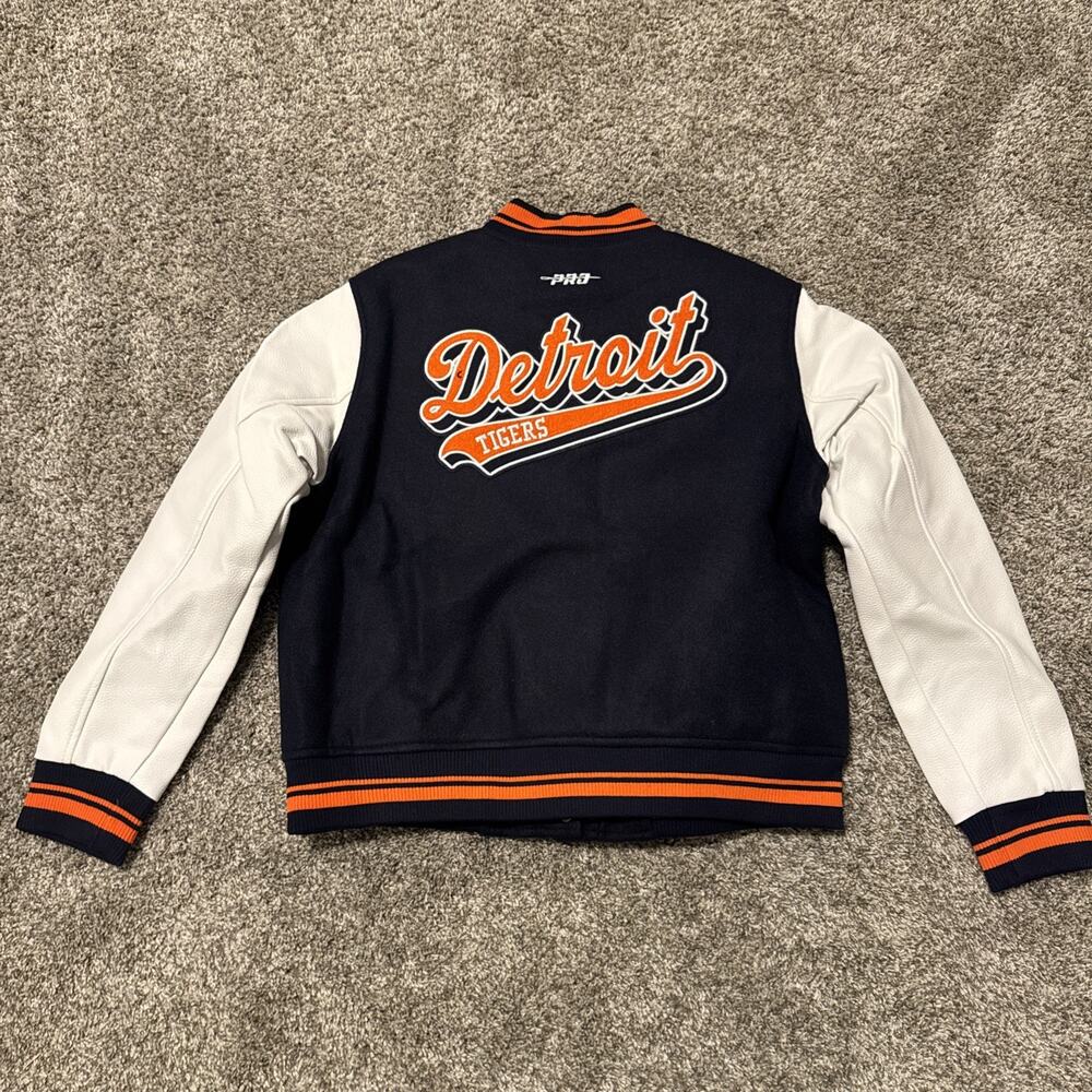 Pro Standard Detroit Tigers MLB Varsity Script Jacket – Womens Size M - Picture 9 of 9